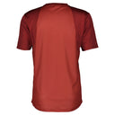 Scott M TRAIL VERTIC S/SL TEE - Wood Red - Dusk Red S Kurzarmshirts - PeakStyle