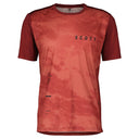 Scott M TRAIL VERTIC S/SL TEE - Wood Red - Dusk Red S Kurzarmshirts - PeakStyle