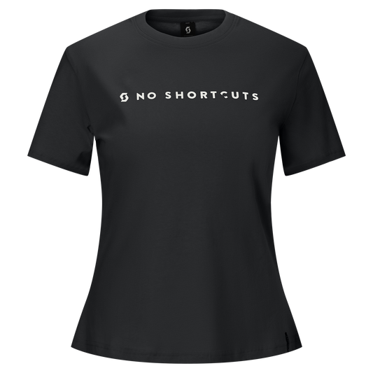 SCOTT No Shortcuts Kurzarmshirt Damen - Black