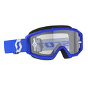 Scott PRIMAL CLEAR GOGGLE - Blue - White - Clear Works One Size Brillen - PeakStyle