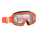 Scott PRIMAL CLEAR GOGGLE - Orange - White - Clear Works One Size Brillen - PeakStyle