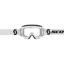 Scott PRIMAL CLEAR GOGGLE - White - Clear Works One Size Brillen - PeakStyle