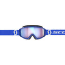 Scott PRIMAL GOGGLE - Blue - White - Blue Chrome Works One Size Brillen - PeakStyle