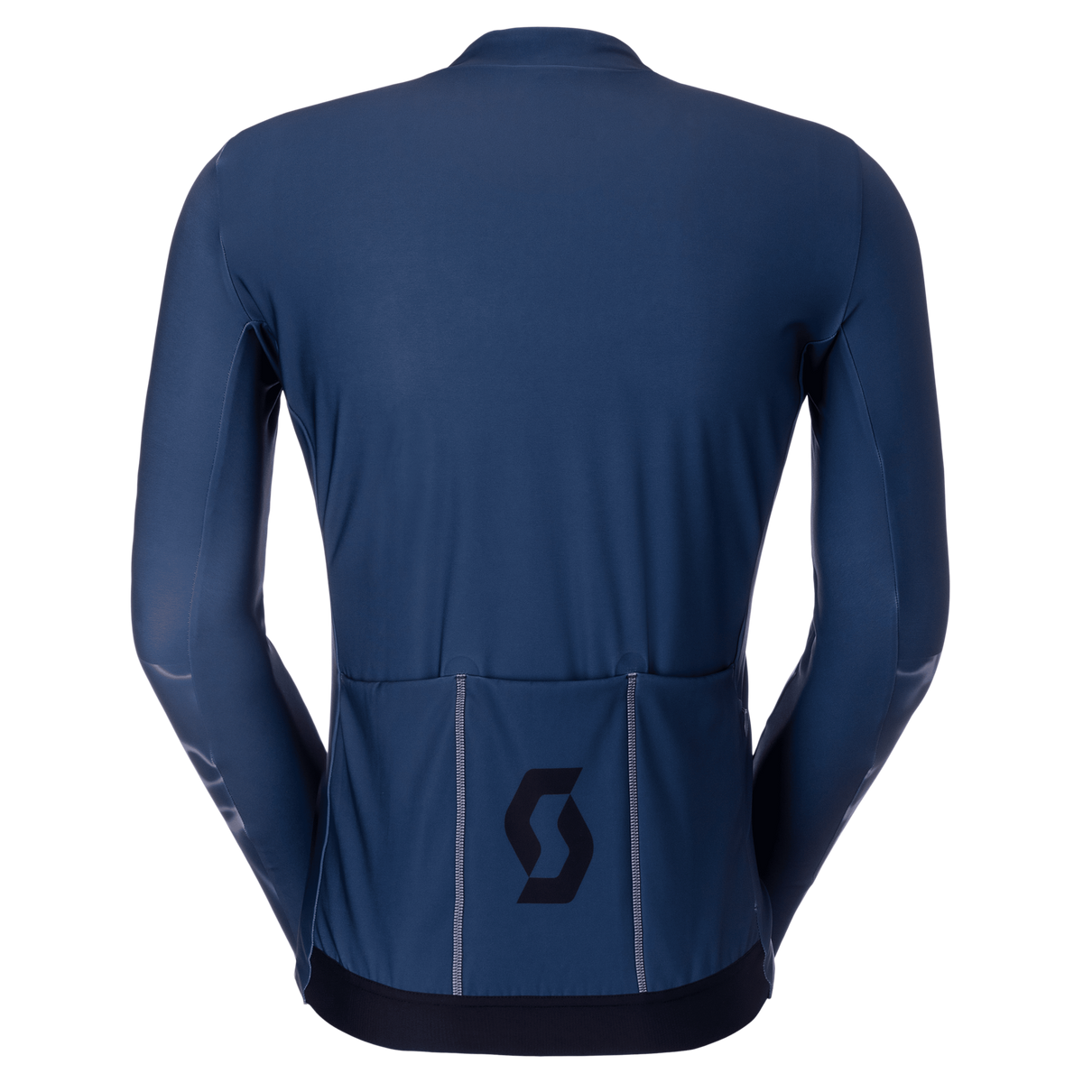 SCOTT Pro Mid Langarm-Radtrikot Herren Dusk Blue - Fog Blue Rückansicht