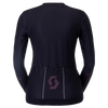 SCOTT Pro Mid Langarm-Radtrikot Damen Cocoa Red - Black Rückansicht