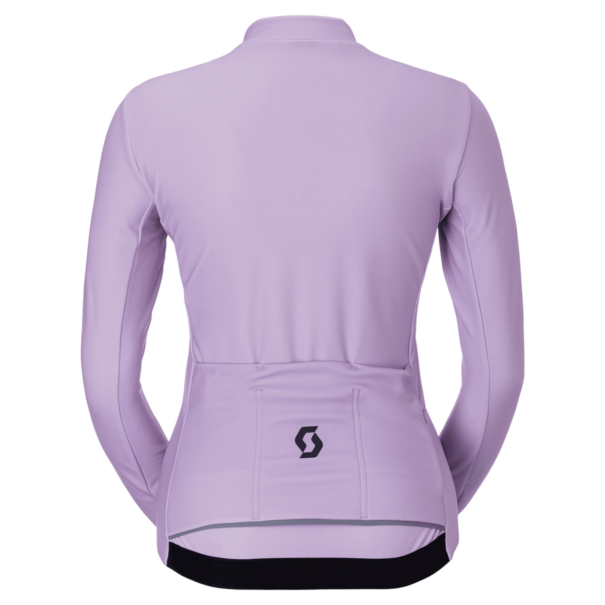 SCOTT Pro Warm Windbreaker Langarm-Radtrikot Damen - Sherbet Purple - Black Rückansicht