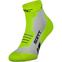 Scott RC RUNNING QUARTER SOCK - Safety Yellow - White EU 36 - 38 Socken - PeakStyle