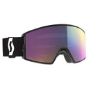 Scott REACT GOGGLE - Mineral Black - White - Enhancer Teal Chrome One Size Brillen - PeakStyle