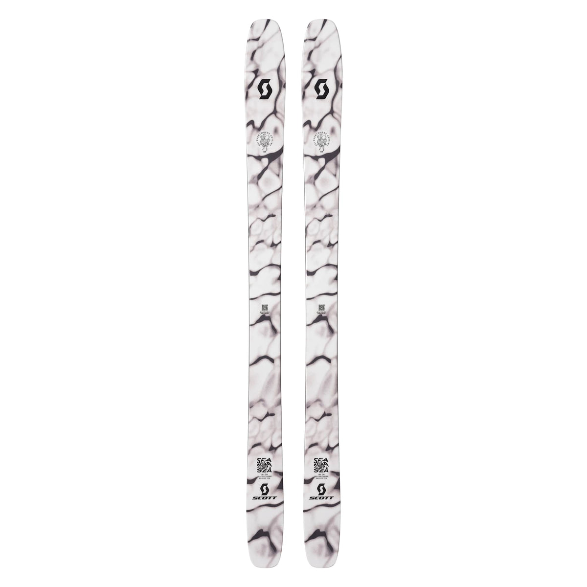 SCOTT SEA 108 Ski White - Yellow Ansicht 3