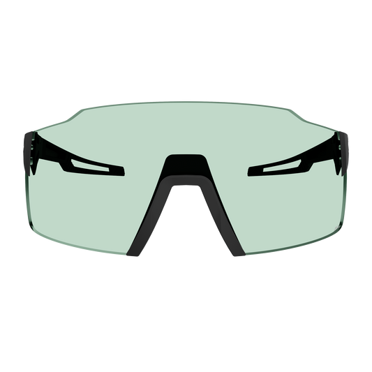 SCOTT Stride Sonnenbrille Black - AMP Green S1 – Seitenansicht