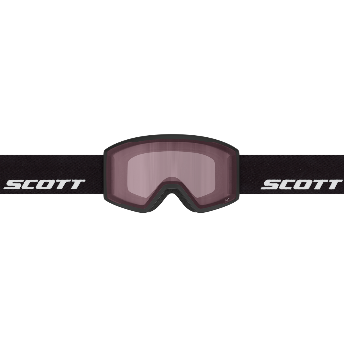 Maschera da sci SCOTT Trace Black - Light Rose S1 – vista 2