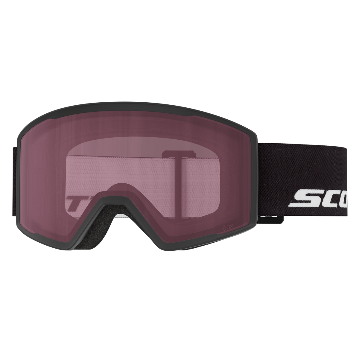 Maschera da sci SCOTT Trace Nera - Rosa S2 – vista 1