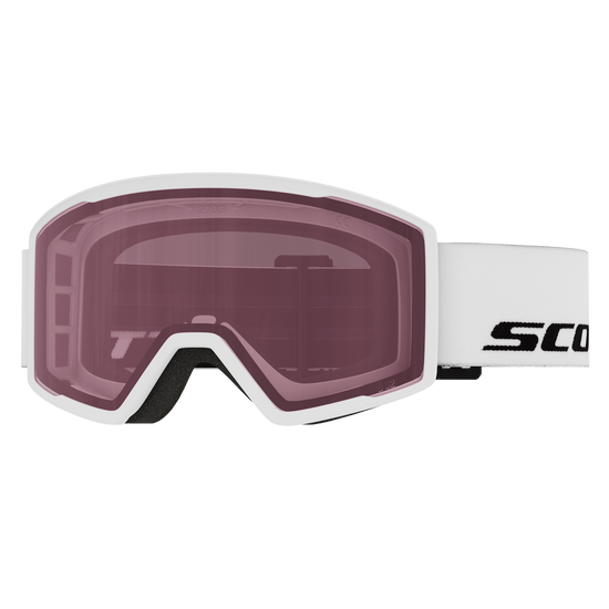 Maschera da sci SCOTT Trace Bianca - Rose S2 – Visualizza 1