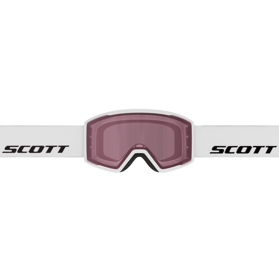 Maschera da sci SCOTT Trace White - Rose S2 – vista 2