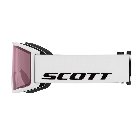 Maschera da sci SCOTT Trace White - Rose S2 – vista 4