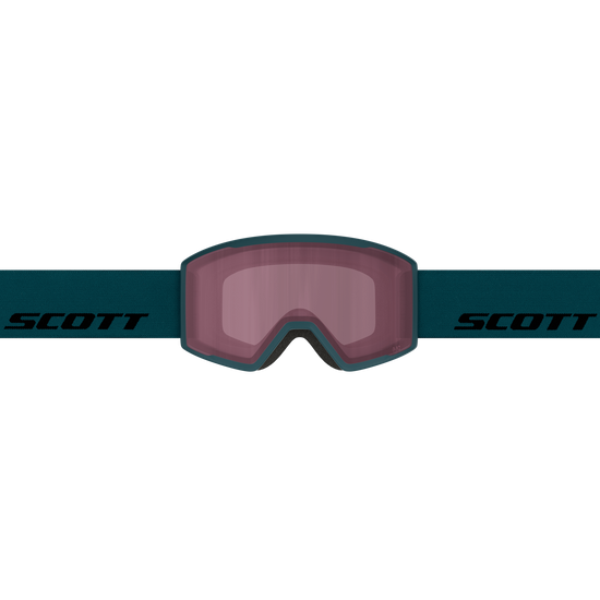 Maschera da sci SCOTT Trace Petrol Green - Rose S2 – Vista 2
