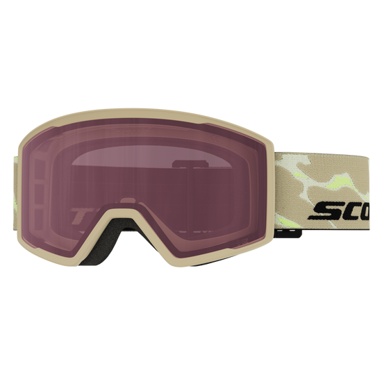 Maschera da sci SCOTT Trace Mojave Beige - Rose S2 – Visualizza 1