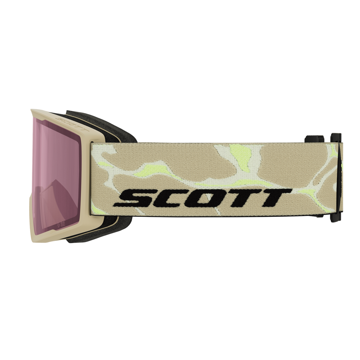 Maschera da sci SCOTT Trace Mojave Beige - Rose S2 – Vista 4