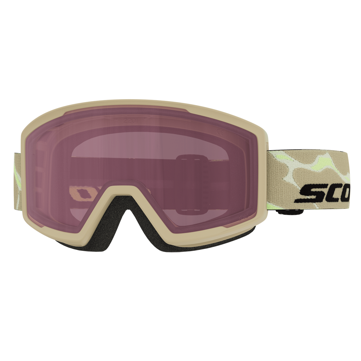 SCOTT Trace Compacte skibril Mojave Beige - Roze S2 – Bekijk 1