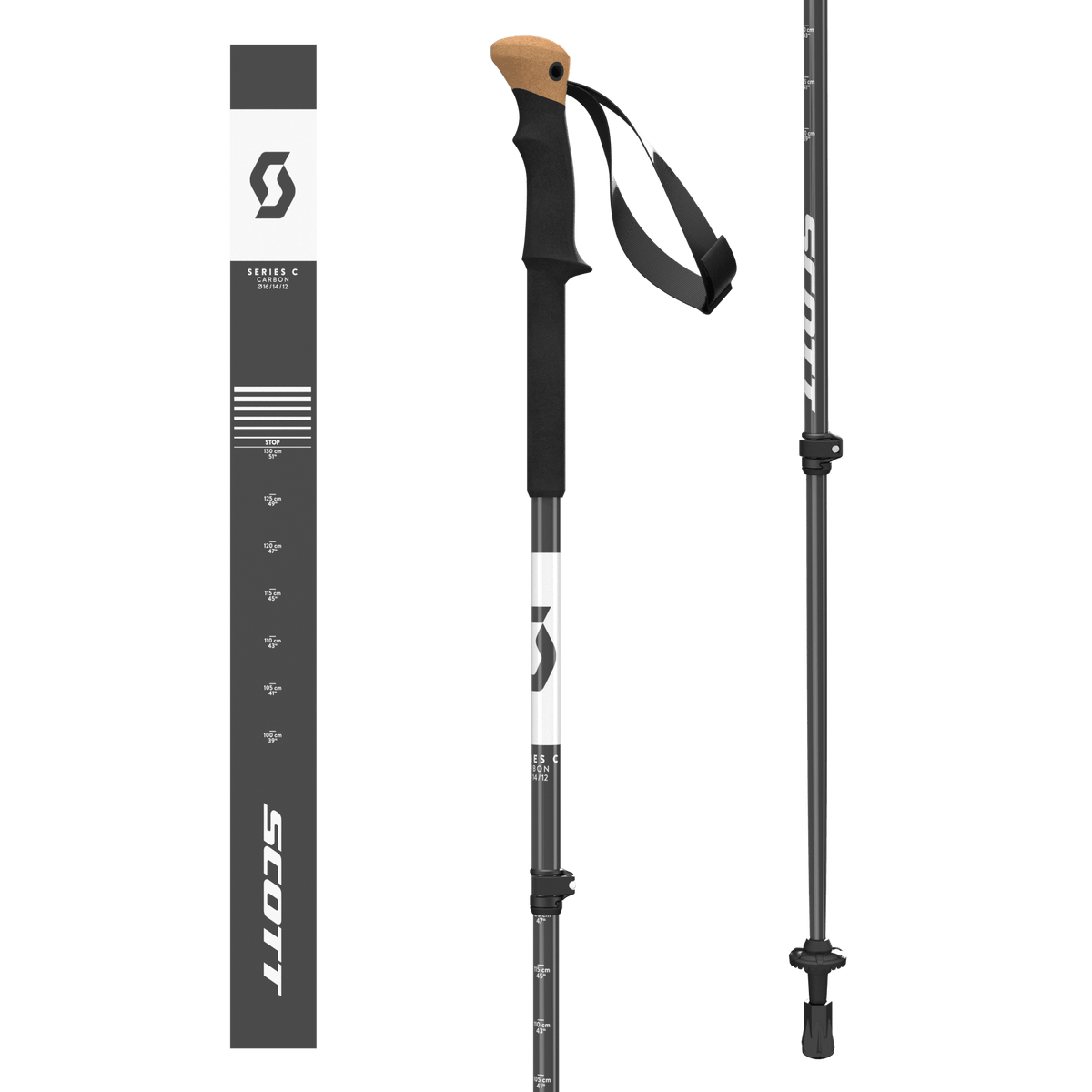 Scott TREK CARBON POLE - Stöcke bei PeakStyle