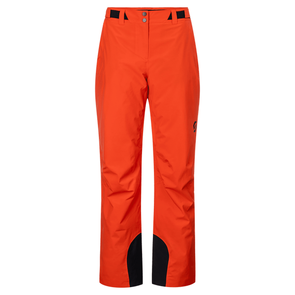 Pantalon de sports d'hiver SCOTT Ultimate Dryo 10 pour femme – Turbo Red – Vue de face