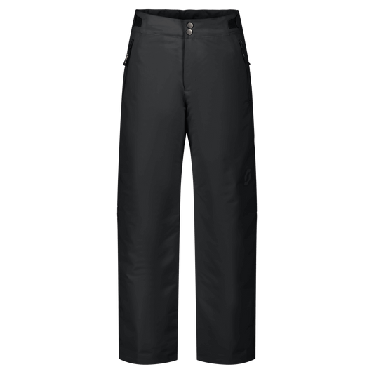Pantalon de sports d'hiver SCOTT Ultimate Dryo pour enfants – Noir, vue de face