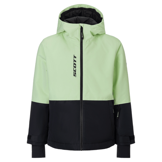 Giacca da bambino SCOTT Ultimate Dryo Vapour Green - Black, vista frontale