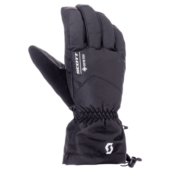 SCOTT Ultimate GORE-TEX Winter Sports Gloves for Men - Black (Front View) at PeakStyle