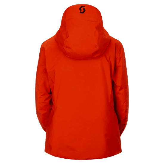 SCOTT Ultimate GORE-TEX wintersportjas voor dames – Turbo Red – Achterkant