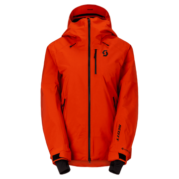 SCOTT Ultimate GORE-TEX wintersportjas voor dames – Turbo Red – vooraanzicht