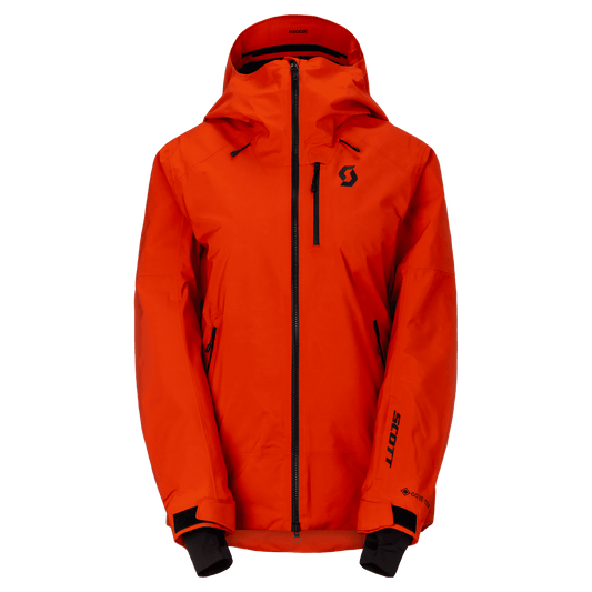 SCOTT Ultimate GORE-TEX Women's Winter Sports Jacket – Turbo Red – Front View