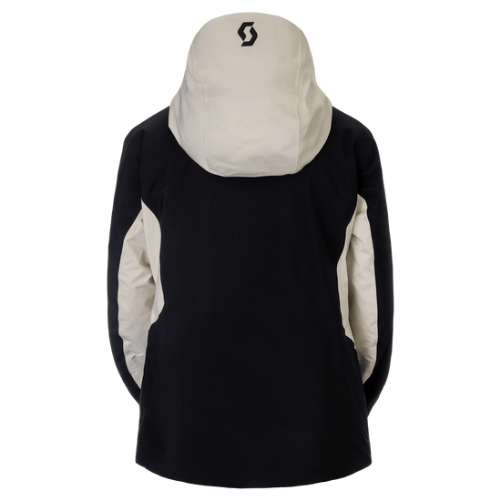 SCOTT Ultimate GORE-TEX wintersportjas voor dames – Latte Beige - Black – Achterkant