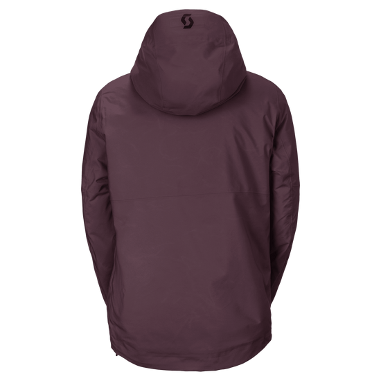 SCOTT Ultimate GORE-TEX wintersportjas voor heren, Cocoa Red, achteraanzicht