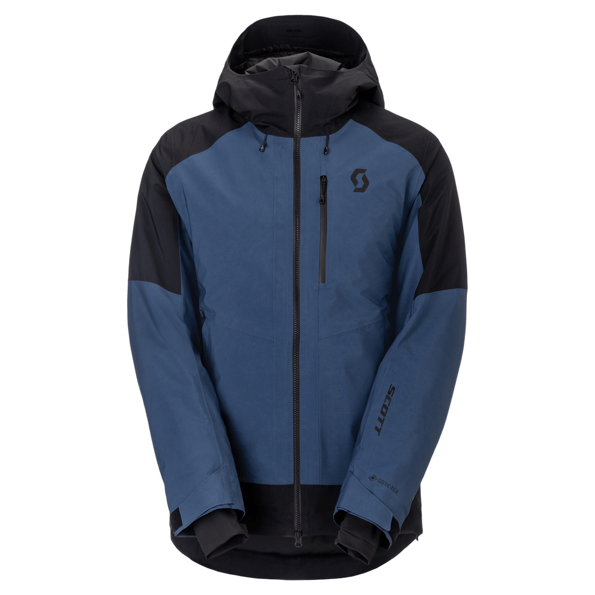 SCOTT Ultimate GORE-TEX wintersportjas voor heren Dusk Blue - Black Vooraanzicht