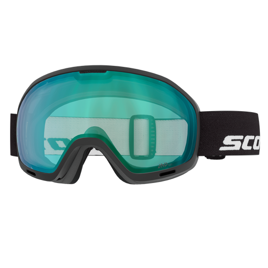SCOTT Unlimited II OTG Skibrille Black - AMP Aurora Green Chrome S1