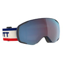 Scott VAPOR GOGGLE - Beige - Blue - Enhancer Blue Chrome One Size Brillen - PeakStyle