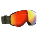 Scott VAPOR GOGGLE - Kaki - Enhancer Red Chrome One Size Brillen - PeakStyle