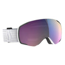 Scott VAPOR GOGGLE - Mineral White - Enhancer Teal Chrome One Size Brillen - PeakStyle