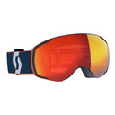 Scott VAPOR GOGGLE - Retro Blue - Red - Enhancer Red Chrome One Size Brillen - PeakStyle