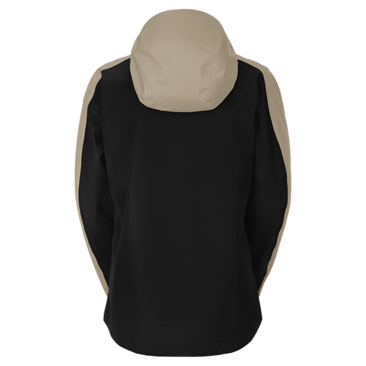 SCOTT Vertic 2.5L Waterproof Fahrradjacke Damen Portobello Beige - Black Rückansicht