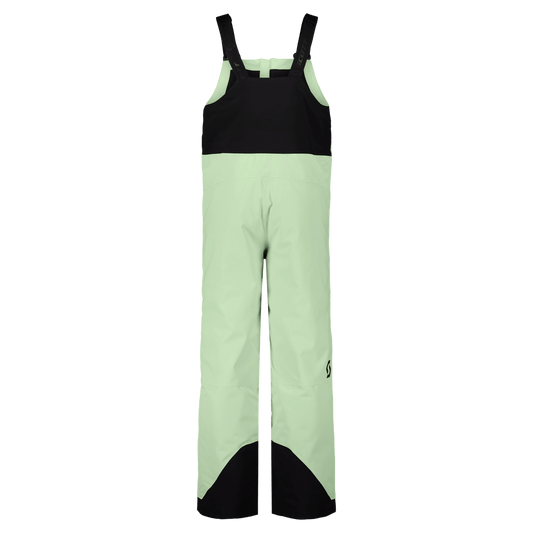 Salopette de sports d'hiver SCOTT Vertic Bib pour enfants – Vapour Green, vue de dos
