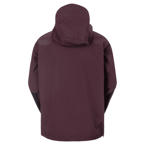 SCOTT Vertic Pro 3L wasserdichte Jacke Herren - Cocoa Red - Black Rückansicht