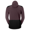 SCOTT Vertic Pro Warm Fahrrad-Hoodie Herren Cocoa Red - Black Rückansicht