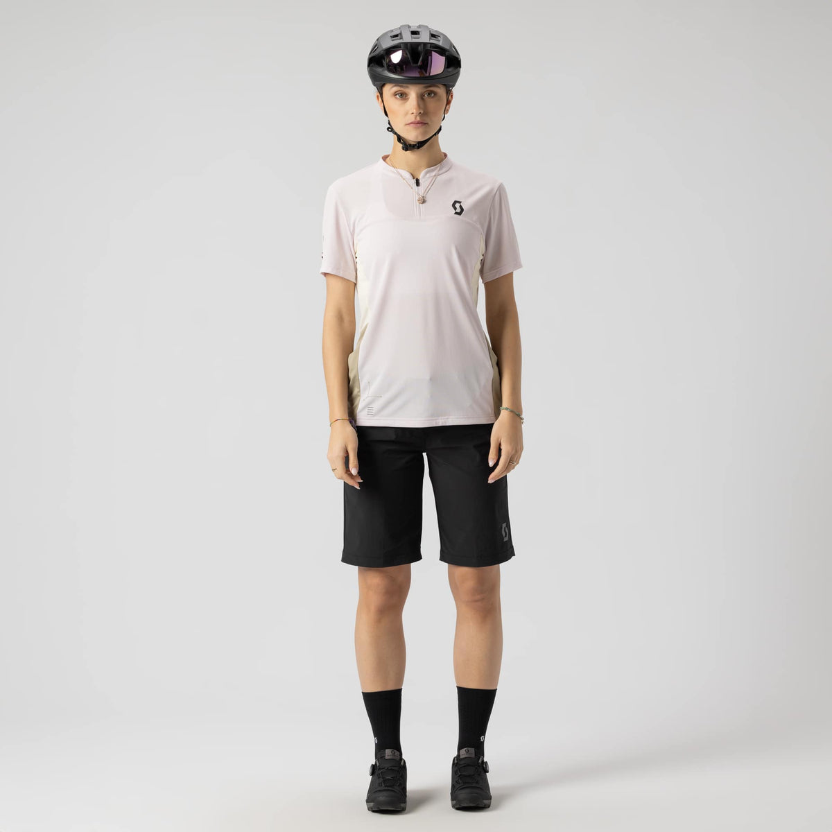 SCOTT Vertic Zip Kurzarmshirt für Damen - Kurzarm-Radtrikots bei PeakStyle