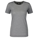 Scott W COMMUTER MERINO TEE - Grey Melange XS Kurzarmshirts - PeakStyle