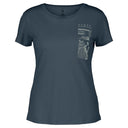 Scott W DEFINED MERINO GRAPHIC S/SL TEE - Metal Blue XS Kurzarmshirts - PeakStyle