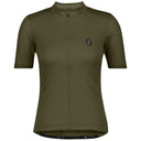 Scott W ENDURANCE 10 S/SL SHIRT - Fir Green XS Oberbekleidung - PeakStyle