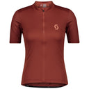 Scott W ENDURANCE 10 S/SL SHIRT - Rust Red - Brick Red XS Oberbekleidung - PeakStyle