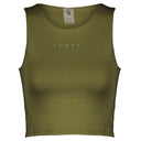 Scott W ENDURANCE CROP TOP - Fir Green XS Oberbekleidung - PeakStyle