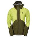 Scott W EXPLORAIR LIGHT DRYO 2.5L JACKET - Fir Green - Bitter Yellow XS Regenjacken - PeakStyle